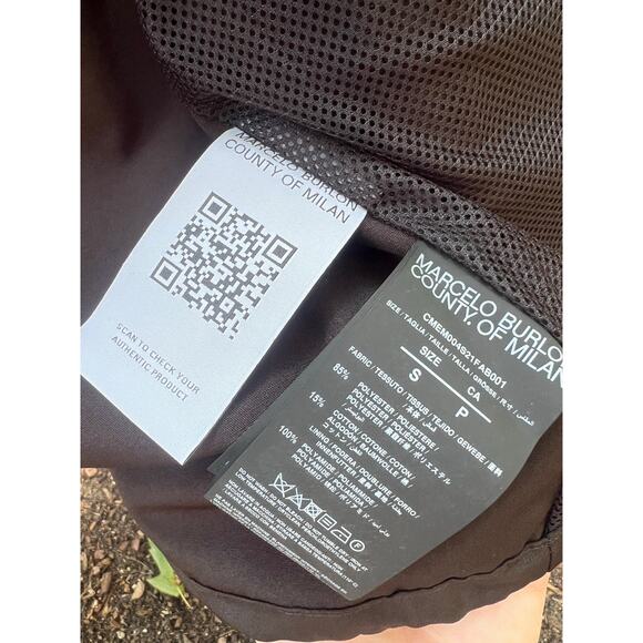 MARCELO BURLON COUNTY OF MILAN Jacket Size S Removable Wings Fringes - Picture 15 of 17